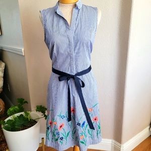 Brooks Brothers Embroidered Dress